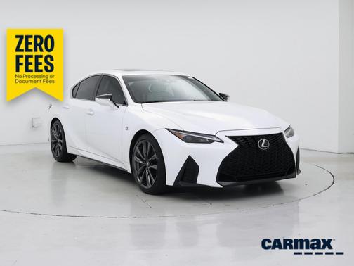 White 2023 Lexus IS 350 F-Sport
