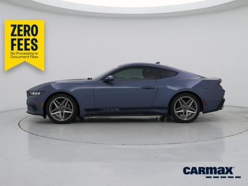 Blue 2024 Ford Mustang Ecoboost Premium