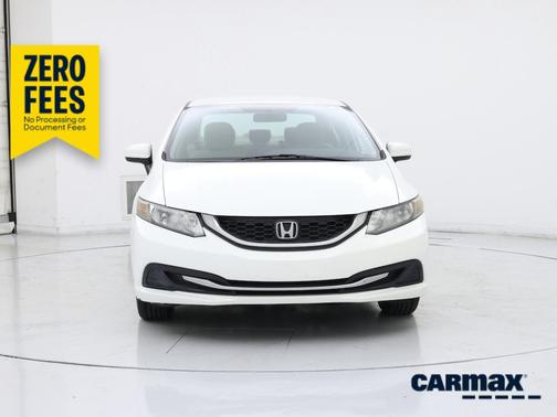 White 2014 Honda Civic LX