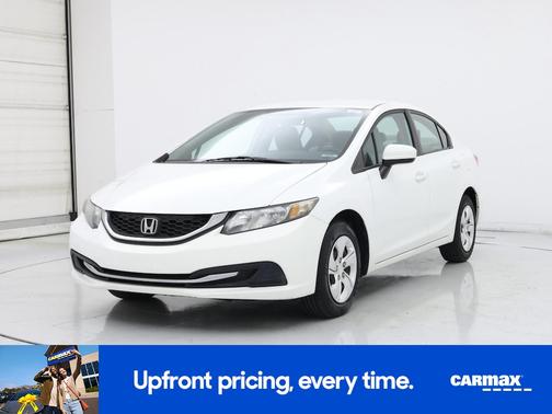 White 2014 Honda Civic LX