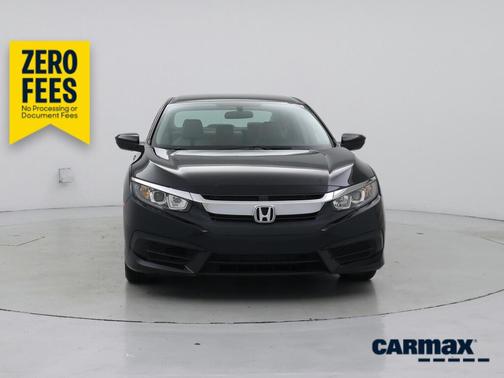 Black 2016 Honda Civic LX