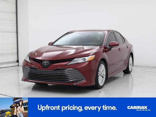 Red 2018 Toyota Camry XLE