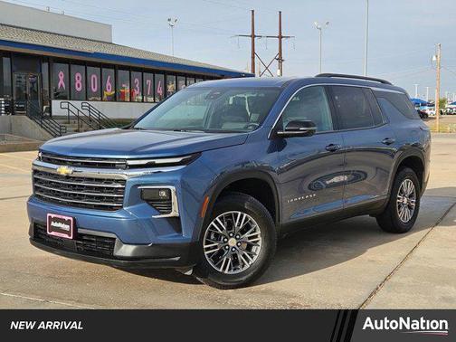 Lakeshore Blue Metallic 2025 Chevrolet Traverse LT