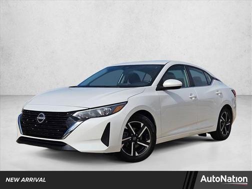 Aspen White Tricoat 2024 Nissan Sentra SV