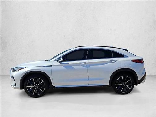 Radiant White 2024 INFINITI QX55 ESSENTIAL