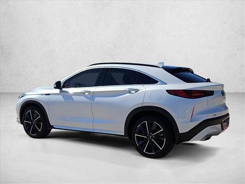Radiant White 2024 INFINITI QX55 ESSENTIAL