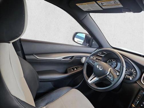 Radiant White 2024 INFINITI QX55 ESSENTIAL