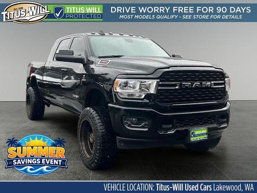Diamond Black Crystal Pearlcoat 2022 RAM 2500 Big Horn Mega Cab 4x4 6'4'' Box
