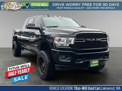 Diamond Black Crystal Pearlcoat 2022 RAM 2500 Big Horn Mega Cab 4x4 6'4'' Box