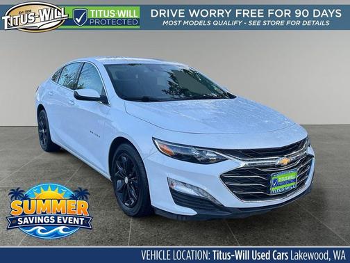 Summit White 2024 Chevrolet Malibu 1LT