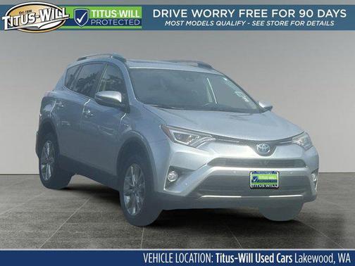 Classic Silver 2016 Toyota RAV4 Hybrid Limited