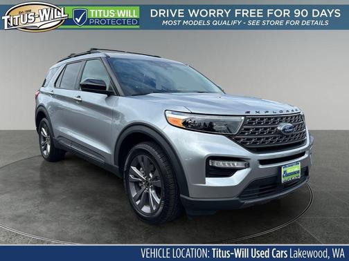 Iconic Silver Metallic 2022 Ford Explorer XLT