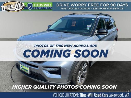 Iconic Silver Metallic 2022 Ford Explorer XLT