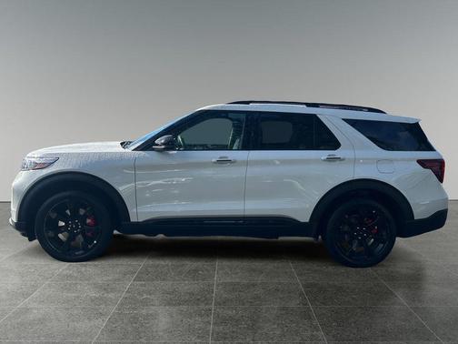 Star White Metallic Tri-Coat 2023 Ford Explorer ST