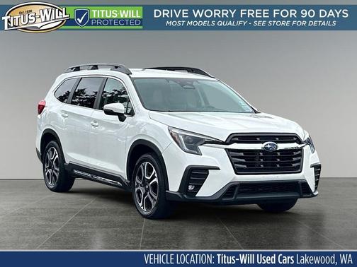 Crystal White Pearl 2023 Subaru Ascent Limited 7-Passenger