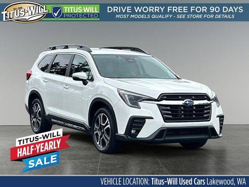 Crystal White Pearl 2023 Subaru Ascent Limited 7-Passenger