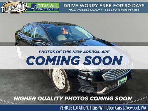 Agate Black 2019 Ford Fusion Hybrid SE
