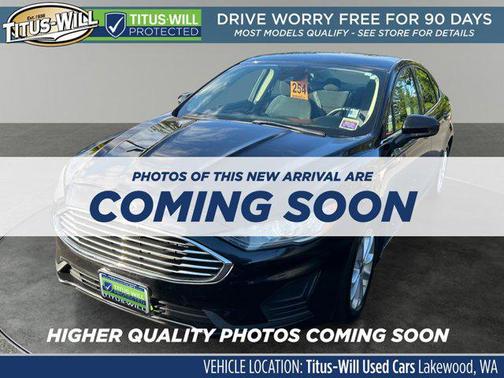 Agate Black 2019 Ford Fusion Hybrid SE