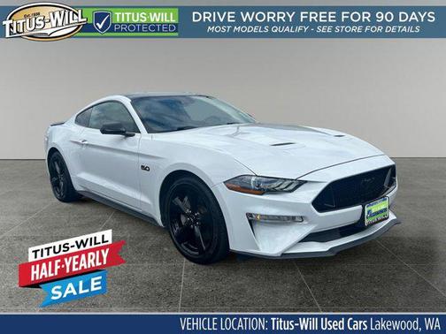 Oxford White 2021 Ford Mustang GT Premium
