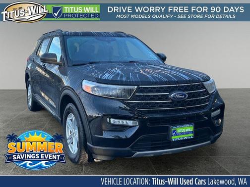 Black Metallic 2023 Ford Explorer XLT