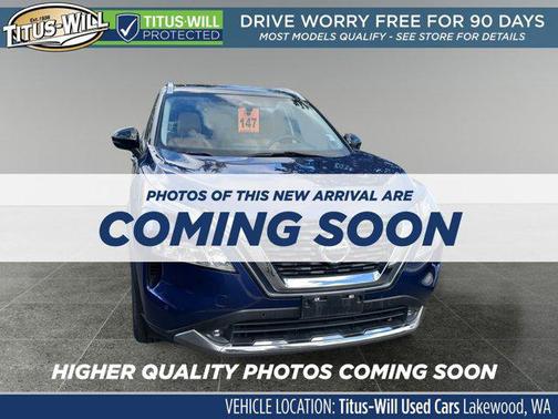 Blue 2021 Nissan Rogue Platinum