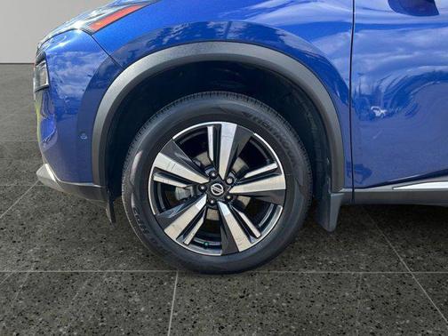 Blue 2021 Nissan Rogue Platinum