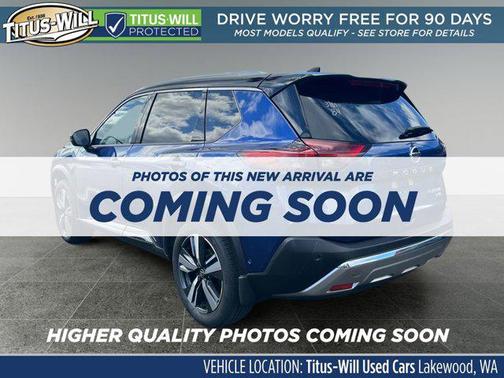 Blue 2021 Nissan Rogue Platinum