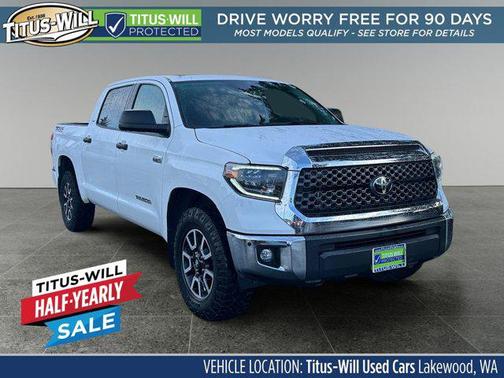 Super White 2021 Toyota Tundra SR5