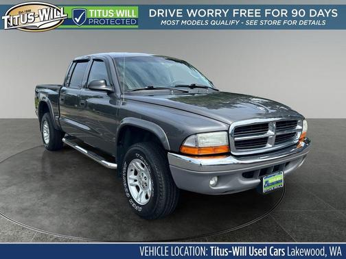 Graphite Metallic 2004 Dodge Dakota SLT Quad Cab