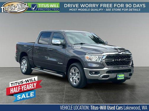 Granite Crystal Metallic Clearcoat 2022 RAM 1500 Big Horn/Lone Star
