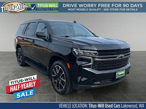 Black 2021 Chevrolet Tahoe RST