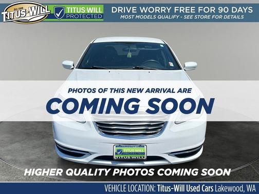 Bright White Clearcoat 2014 Chrysler 200 Touring