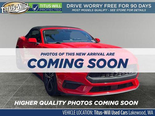 Red 2025 Ford Mustang EcoBoost Premium