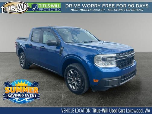 Atlas Blue Metallic 2024 Ford Maverick XLT