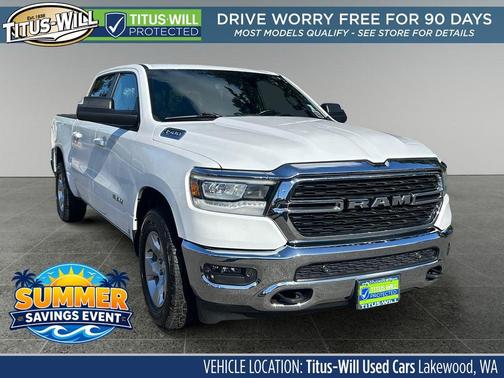 Bright White Clearcoat 2022 RAM 1500 Big Horn/Lone Star