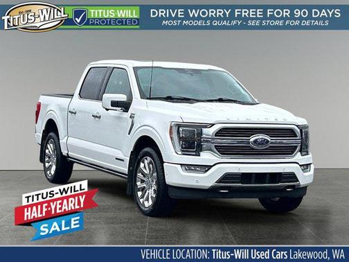 Star White Metallic Tri-Coat 2022 Ford F-150 Limited