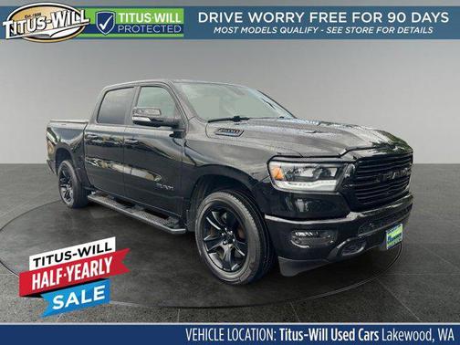 Diamond Black Crystal Pearlcoat 2021 RAM 1500 Big Horn/Lone Star