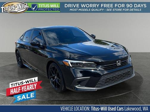 Crystal Black Pearl 2024 Honda Civic Sport