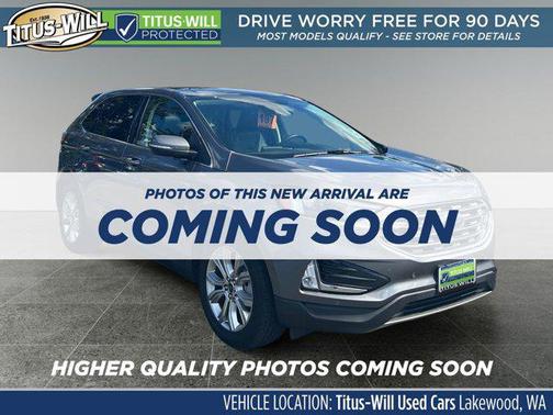 Carbonized Gray Metallic 2023 Ford Edge Titanium