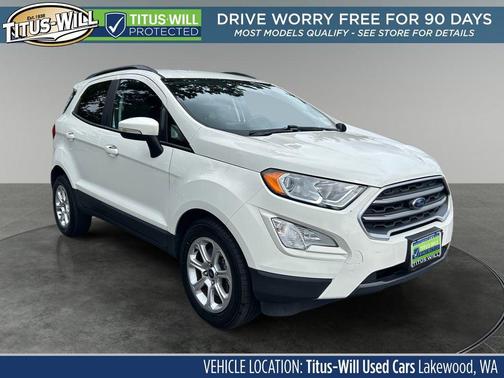 Diamond White 2020 Ford EcoSport SE