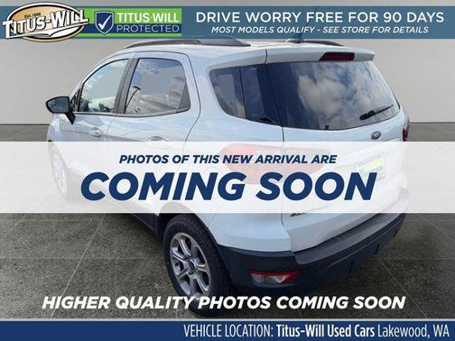 Diamond White 2020 Ford EcoSport SE
