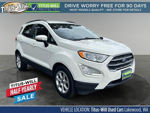 Diamond White 2020 Ford EcoSport SE