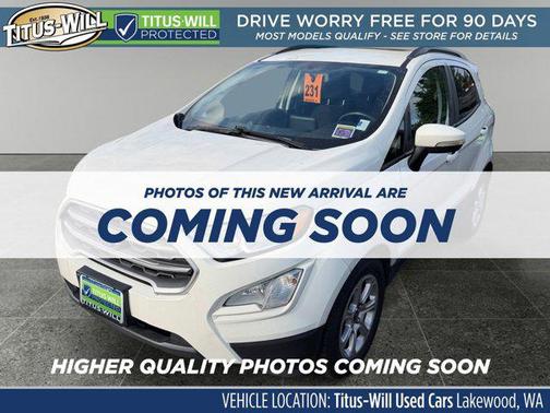 Diamond White 2020 Ford EcoSport SE