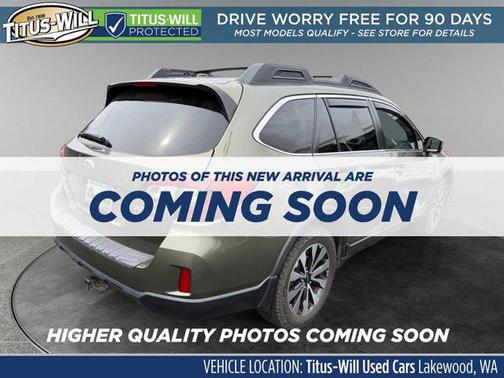 Wilderness Green Metallic 2015 Subaru Outback 3.6R Limited