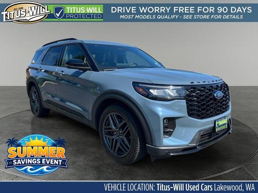 Vapor Blue 2025 Ford Explorer ST