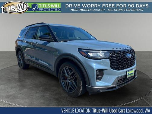 Vapor Blue 2025 Ford Explorer ST