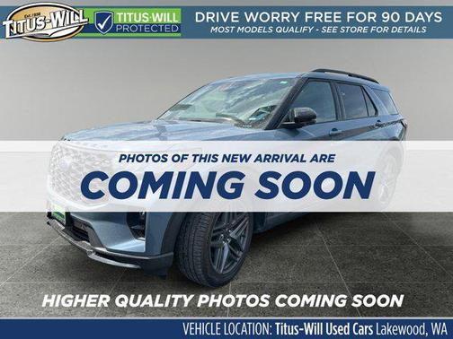 Vapor Blue 2025 Ford Explorer ST