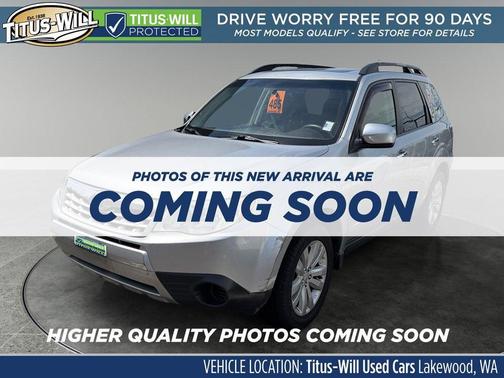 Ice Silver Metallic 2012 Subaru Forester 2.5X Premium