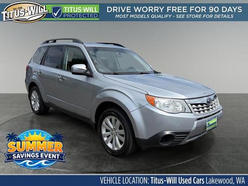 Ice Silver Metallic 2012 Subaru Forester 2.5X Premium