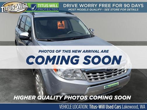 Ice Silver Metallic 2012 Subaru Forester 2.5X Premium